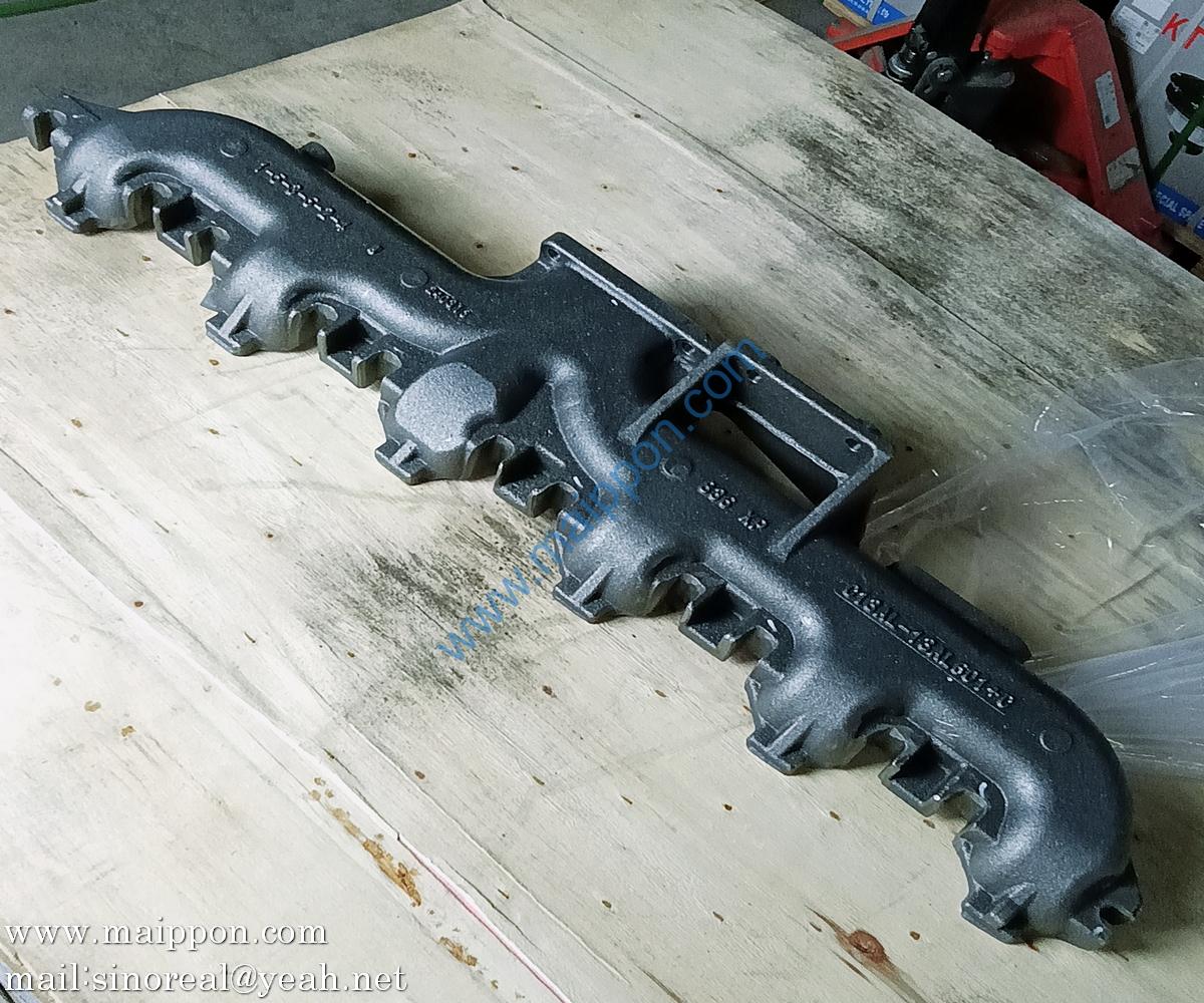 9S2354 exhaust manifold C13AL-9S2354+A PS09593 SP111542 W014200610 Shanghai Diesel Engine (SDEC) part