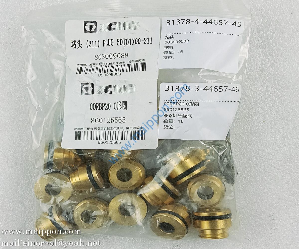 803009089 Plug XCMG Excavator Parts