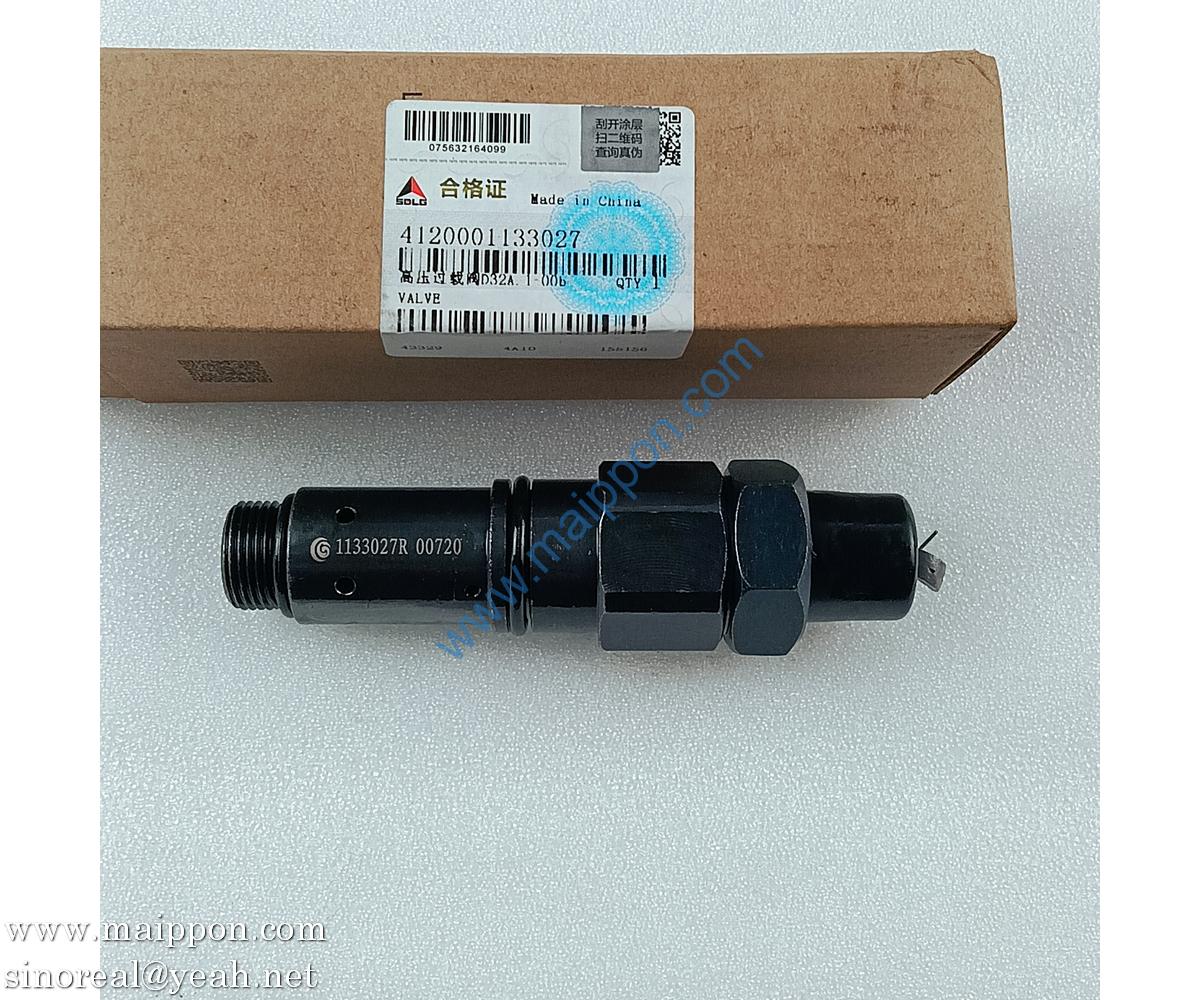 4120001133027 High pressure overload valve D32A.1-00b-18 SDLG parts