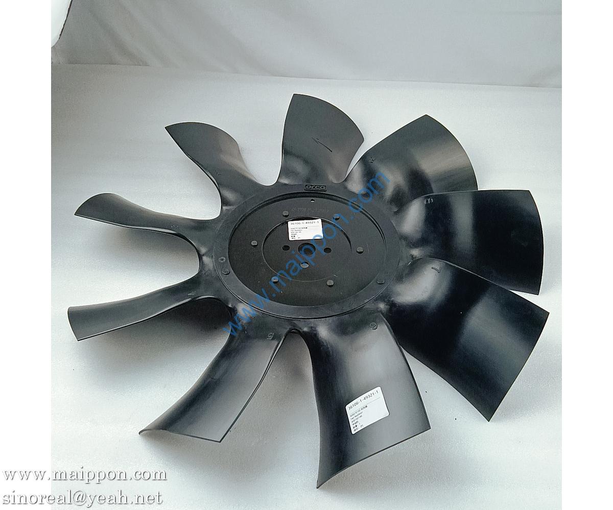 800162140 Fan blade 908670102 XCMG grader parts