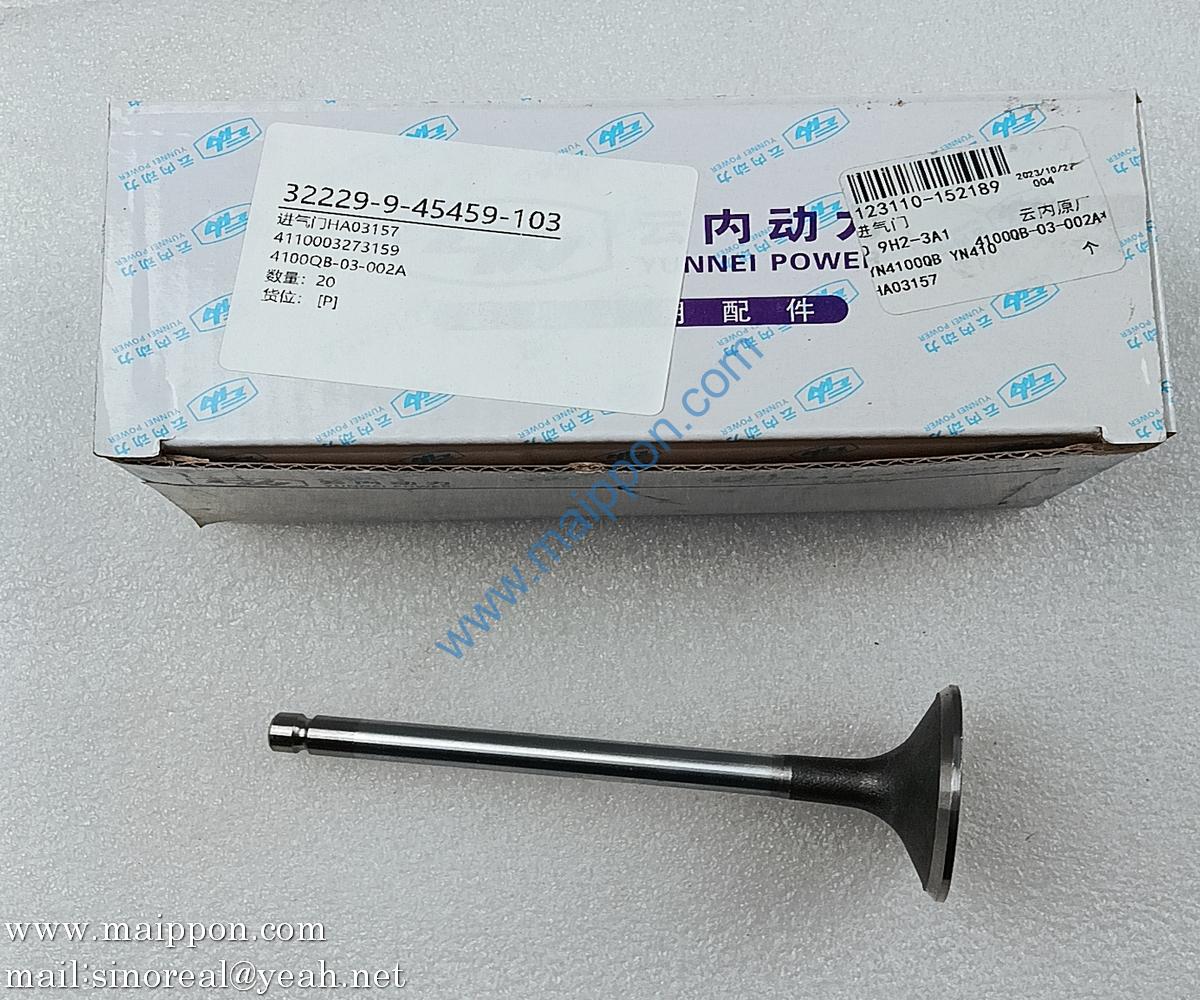 Intake ValveHA03157 4100QB-03-002A 4110003273159 YUNNEI engine parts