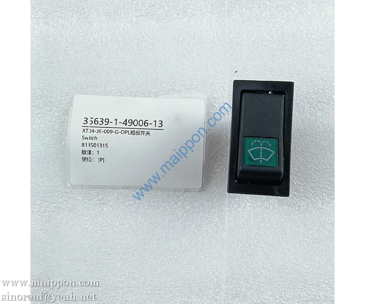 813501315 rocker switch XT04-JK-009-G-OPL XCMG parts