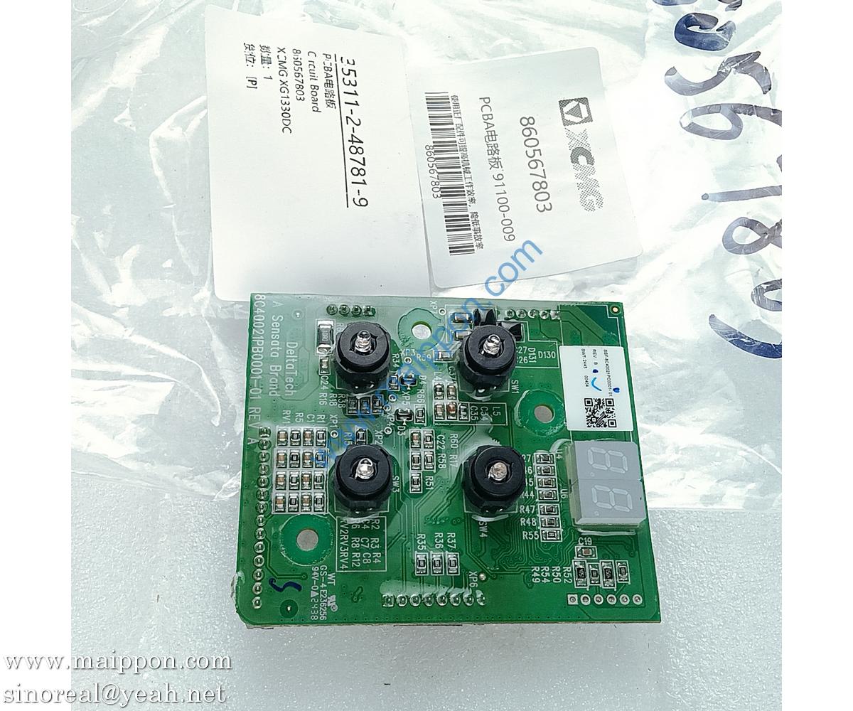 860567803 PCBA Circuit Board XCMG XG1330DC Parts