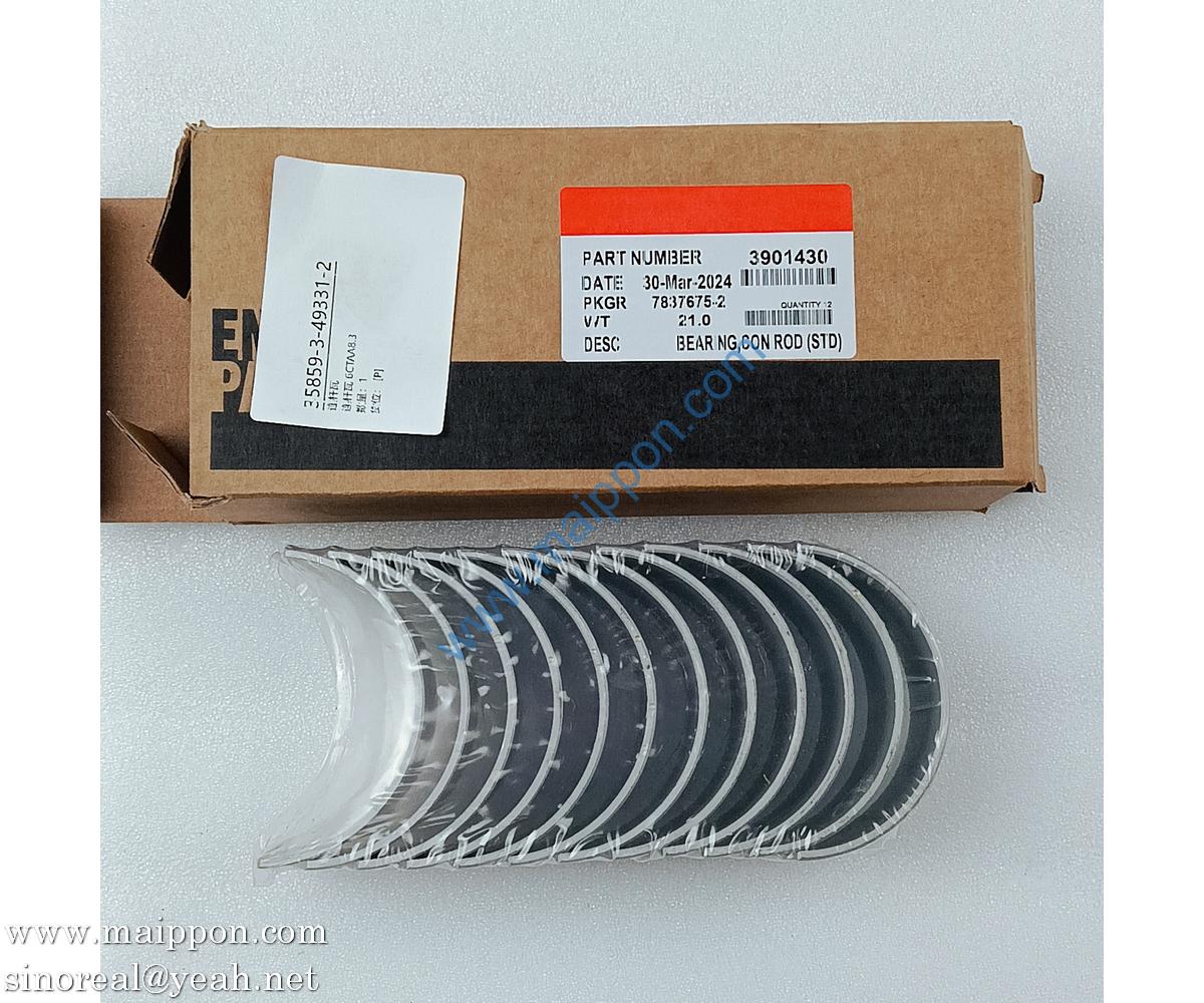 3901430 connecting rod bearings Cummins 6CTAA8.3 engine parts