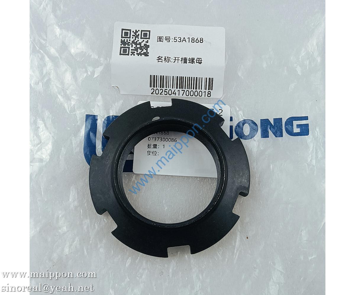 53A1868 slotted nut LIUGONG part