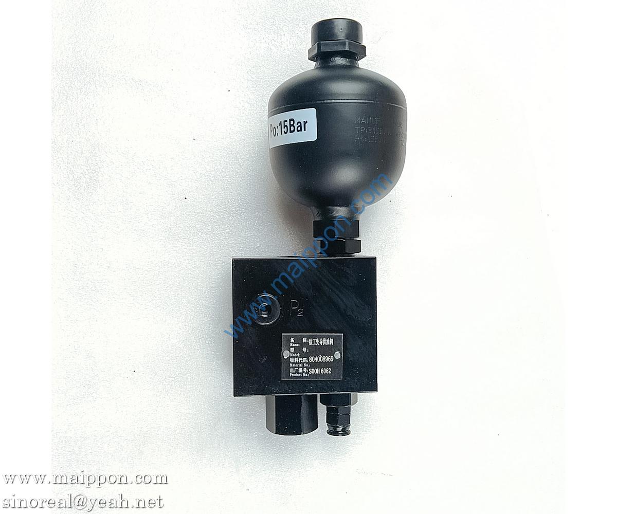 804008969 Pilot Oil Supply Valve XCMG Parts