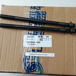 860153495 Cylinder Head Bolt 1003046-56D    XCMG parts
