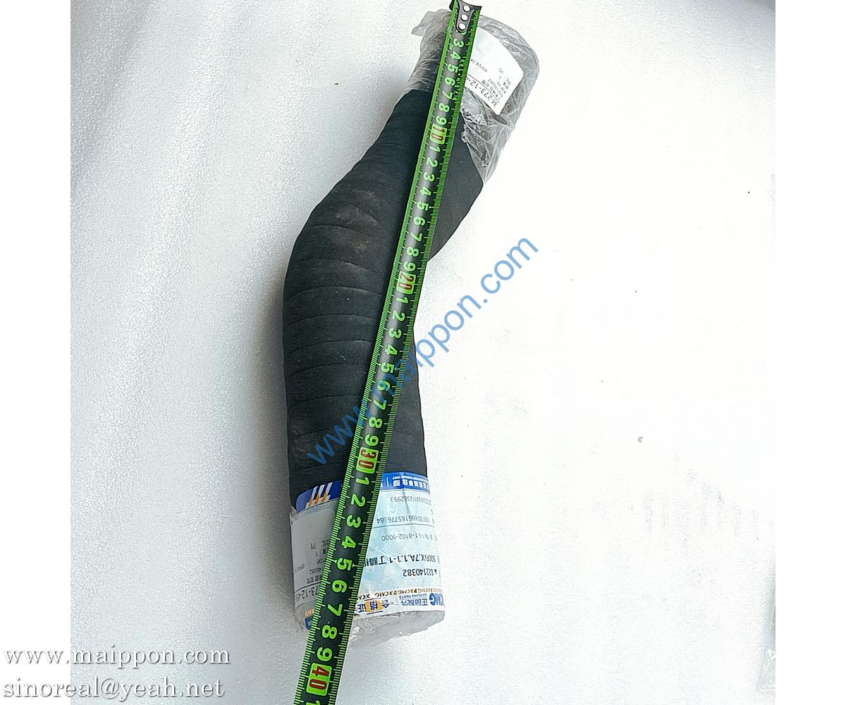 822140382 Rubber Hose 500FVX. 7A. 1.1-1 XCMG LW500 Parts