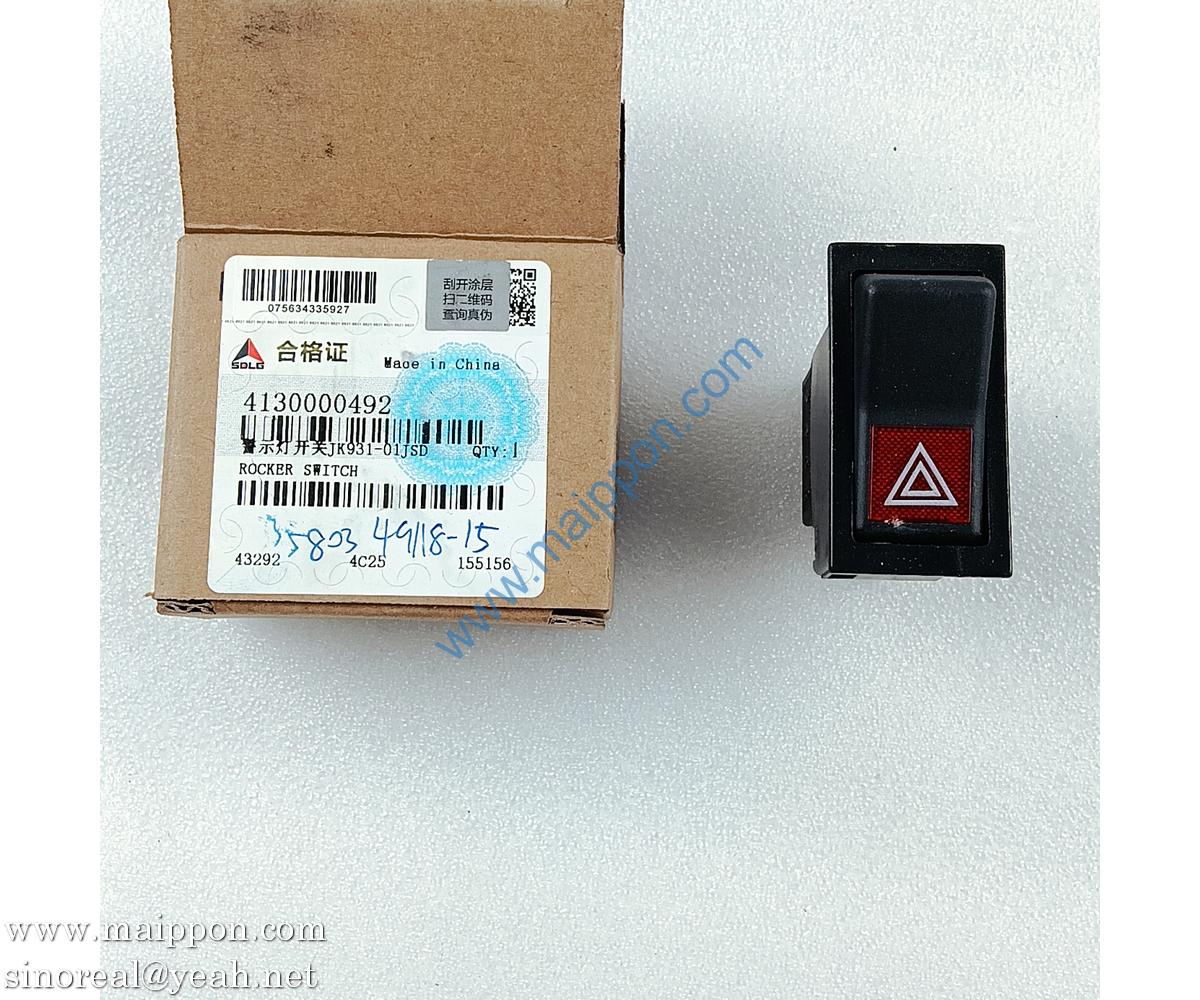 4130000492 rocker switch SDLG parts