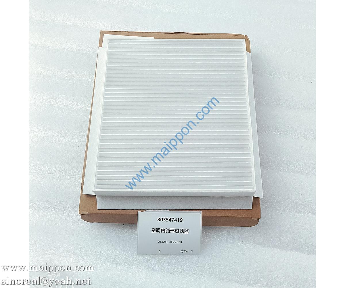 803547419 air conditioning filter XCMG XE225BR excavator parts