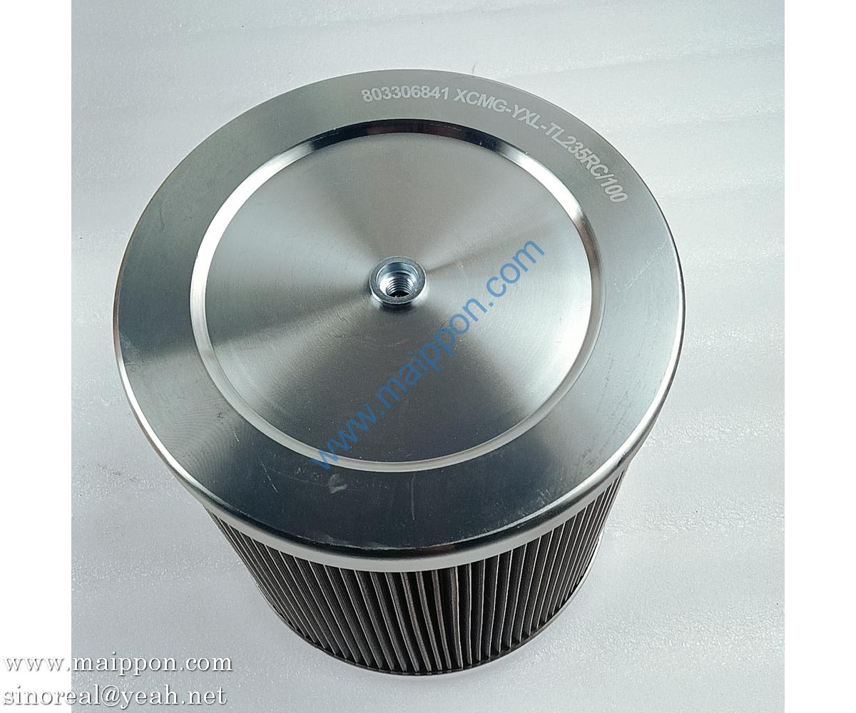 803182102 oil suction filter 803306841 TL235RC100 XCMG XE150D excavator parts