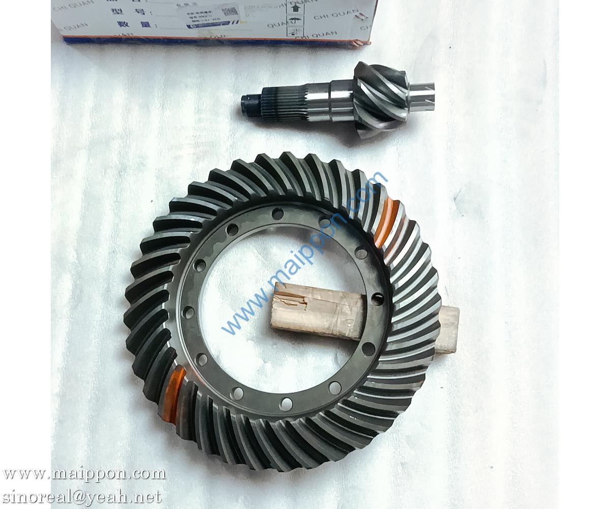 860115585 front axle spiral bevel gear LW300KN XCMG parts
