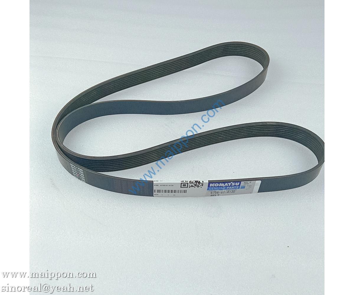 6756-61-4130 Belt Komatsu Parts