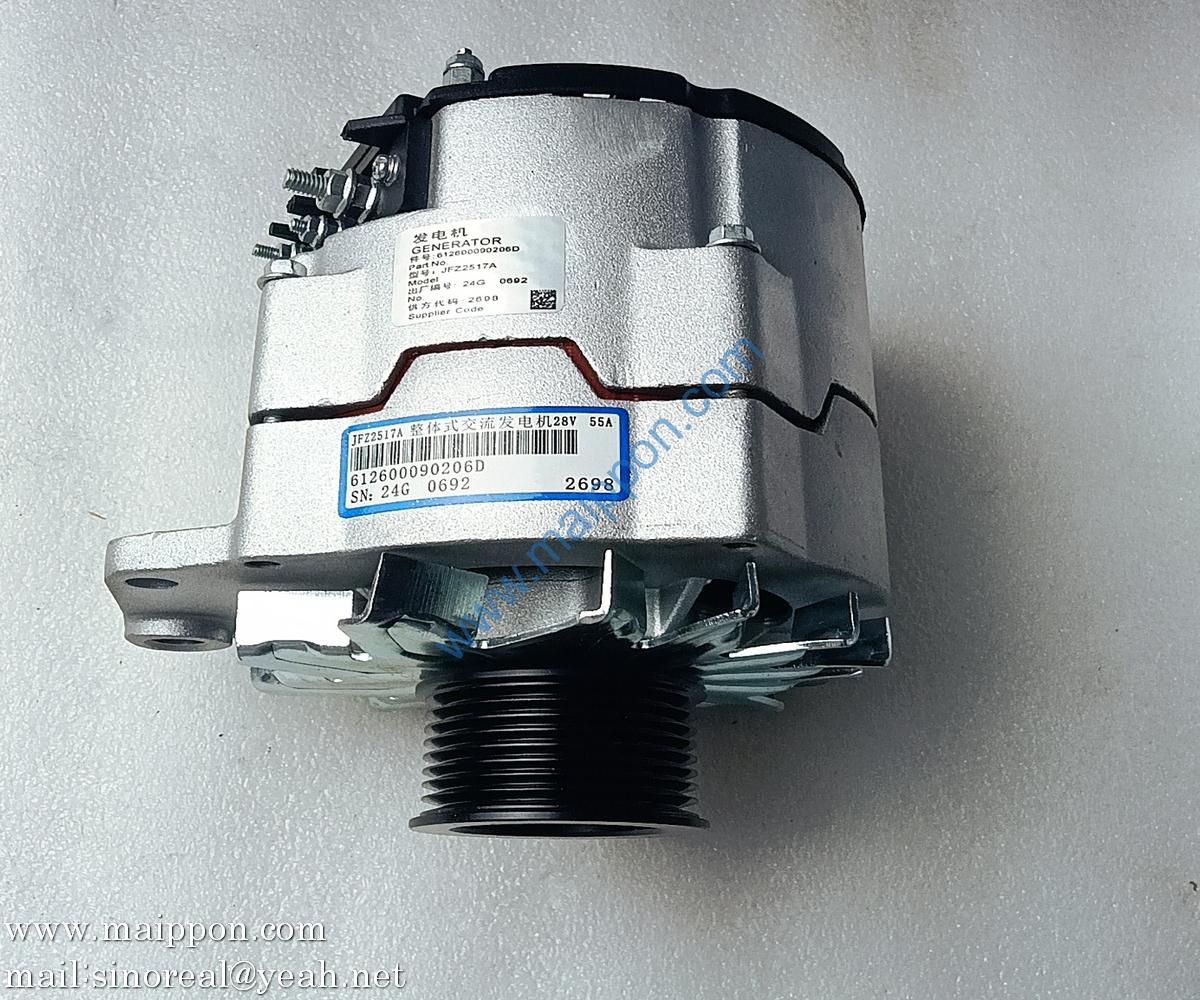 612600090206D Generator WD615 Weichai spare part