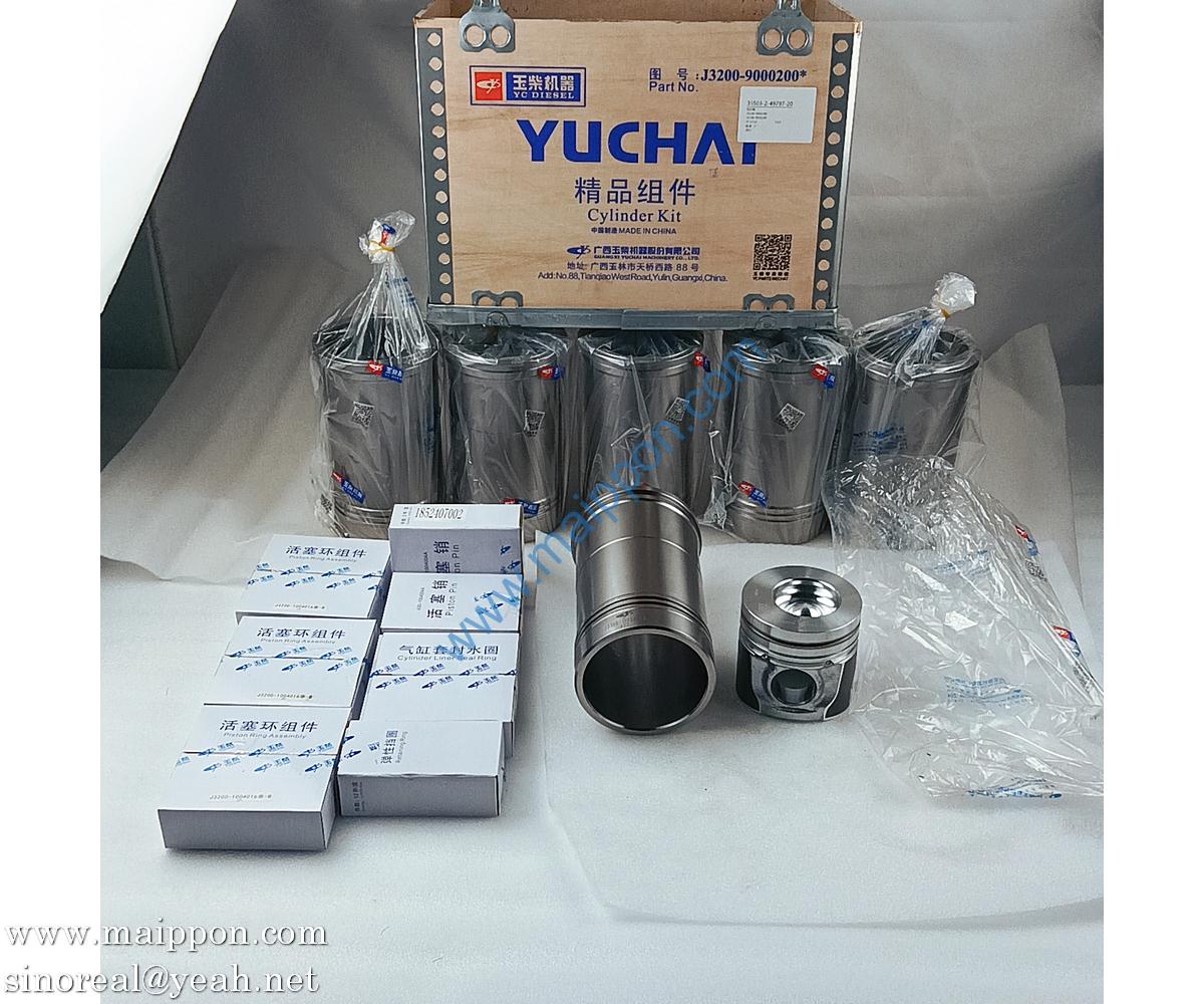 J3200-9000200 Cylinder and Piston Repair Kit YUCHAI Engine Parts