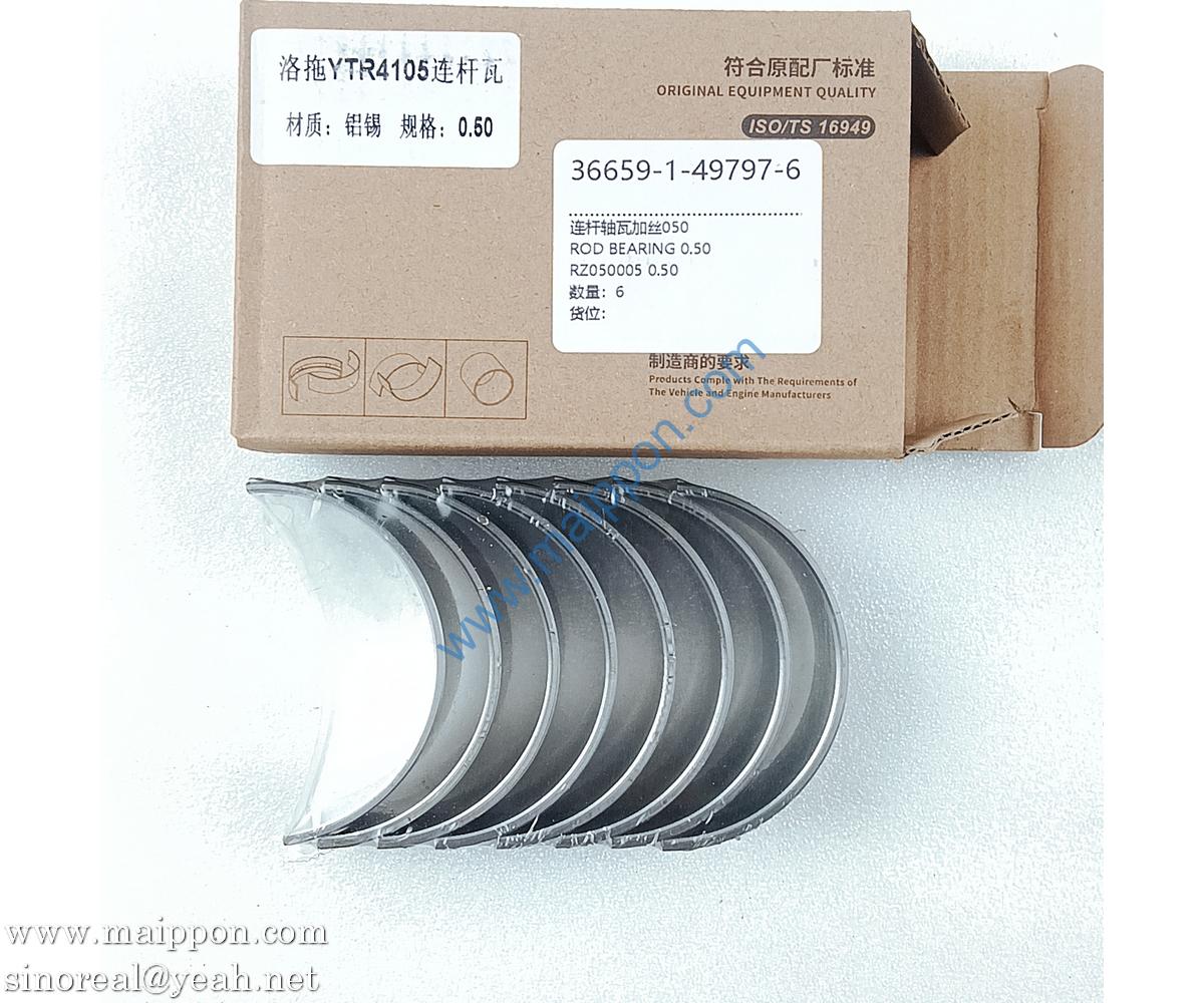 RZ050005 Connecting Rod Bearing YTO YTR4105 Engine Parts