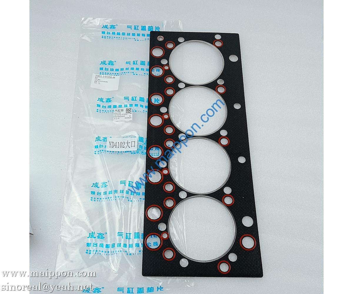 Y4102Q-01002 Head gasket YD4102 engine parts