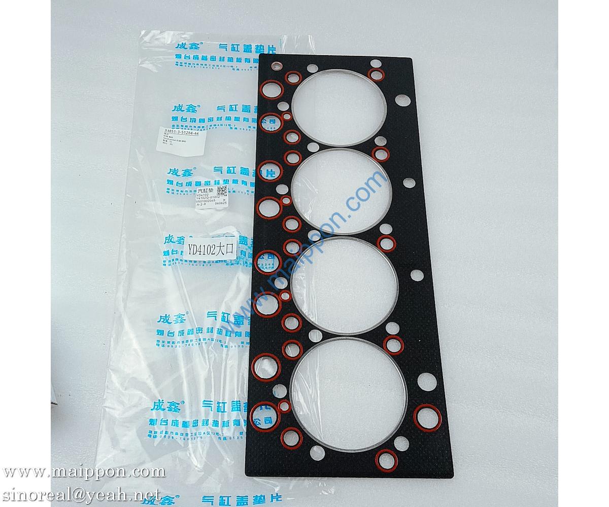 Y4102Q-01002 Head gasket YD4102 engine parts