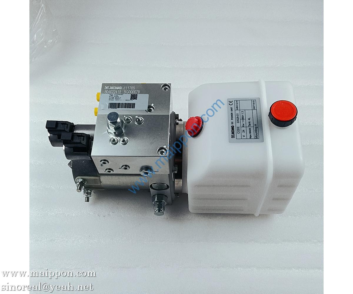 804022418 Integrated Power Unit 804003176 XCMG Excavator Parts