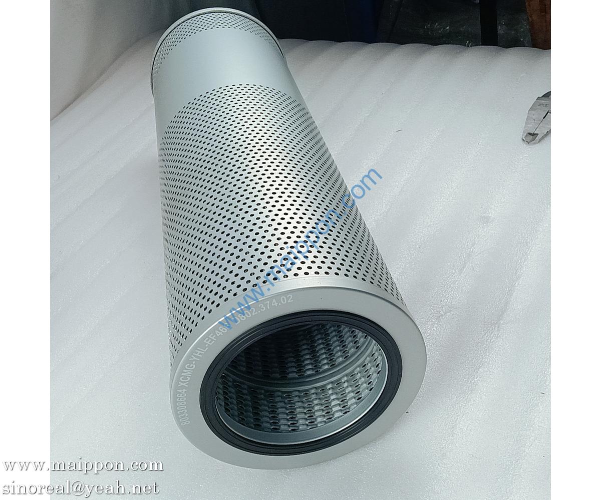 803308664 oil return filter EF466 XCMG XE150D excavator parts